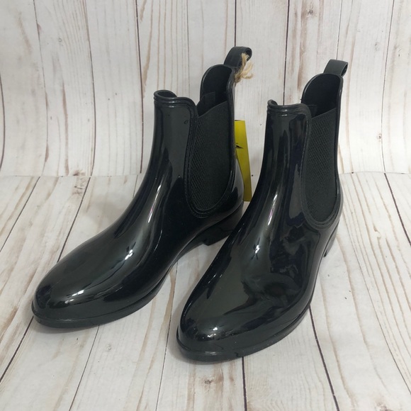 🆕 🌻 Seven7 Dover Bootie Black Rain Bootie Sz 11 - Picture 6 of 15